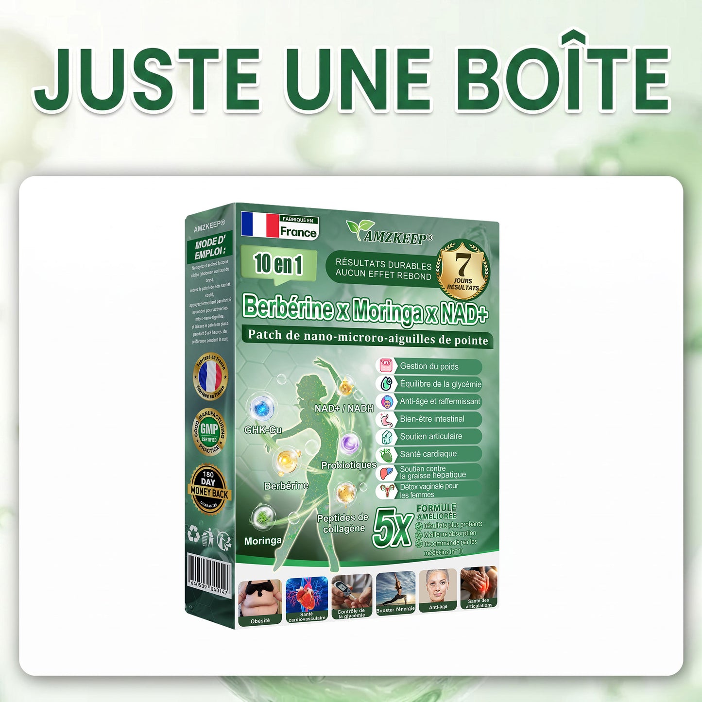 🇺 Économisez 80 % — Doublez les résultats sans interruption ; ajoutez au panier dès maintenant. Livraison en 1 à 3 jours, garantie de 180 jours. Offre à durée limitée (jusqu'à épuisement des stocks).