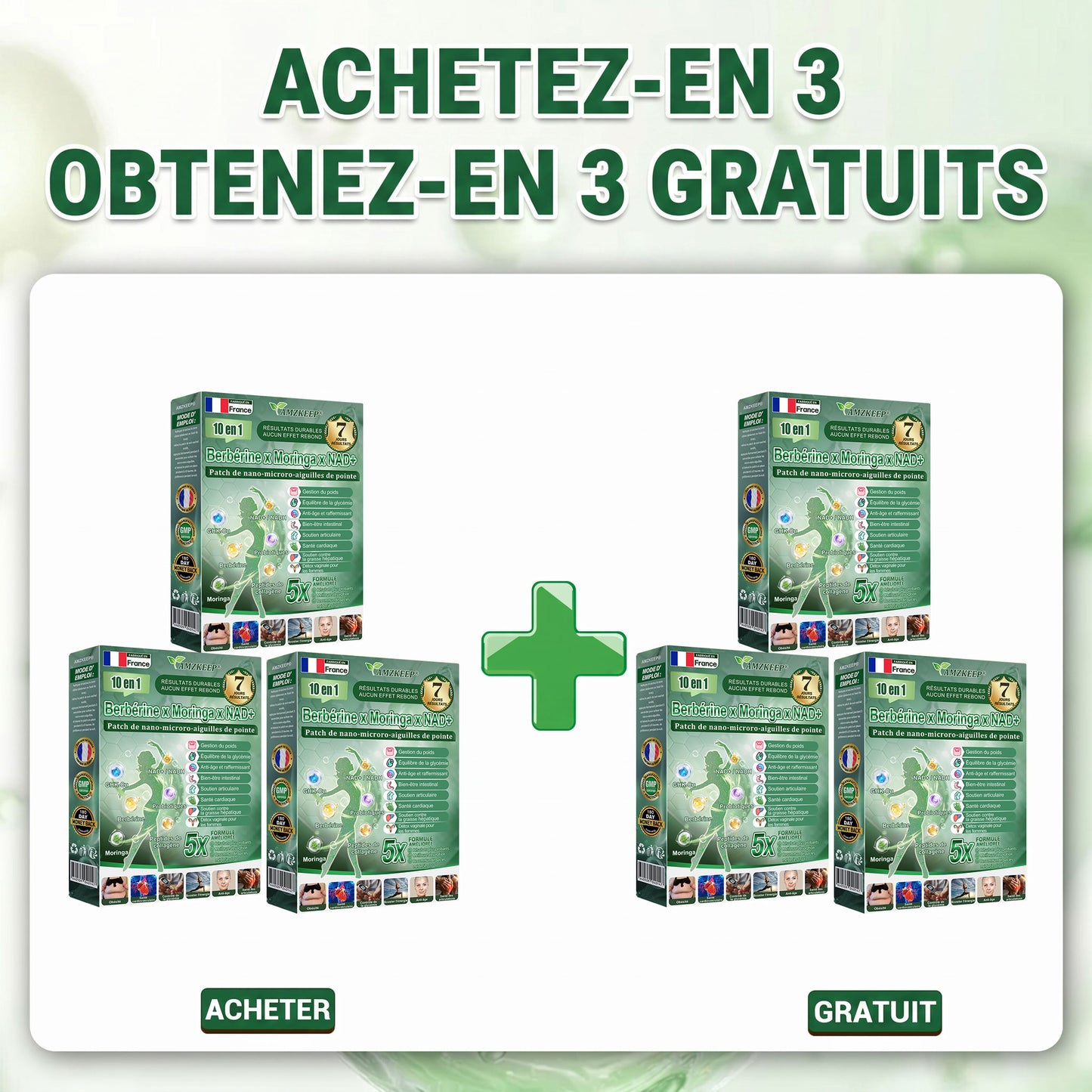 🇺 Économisez 80 % — Doublez les résultats sans interruption ; ajoutez au panier dès maintenant. Livraison en 1 à 3 jours, garantie de 180 jours. Offre à durée limitée (jusqu'à épuisement des stocks).