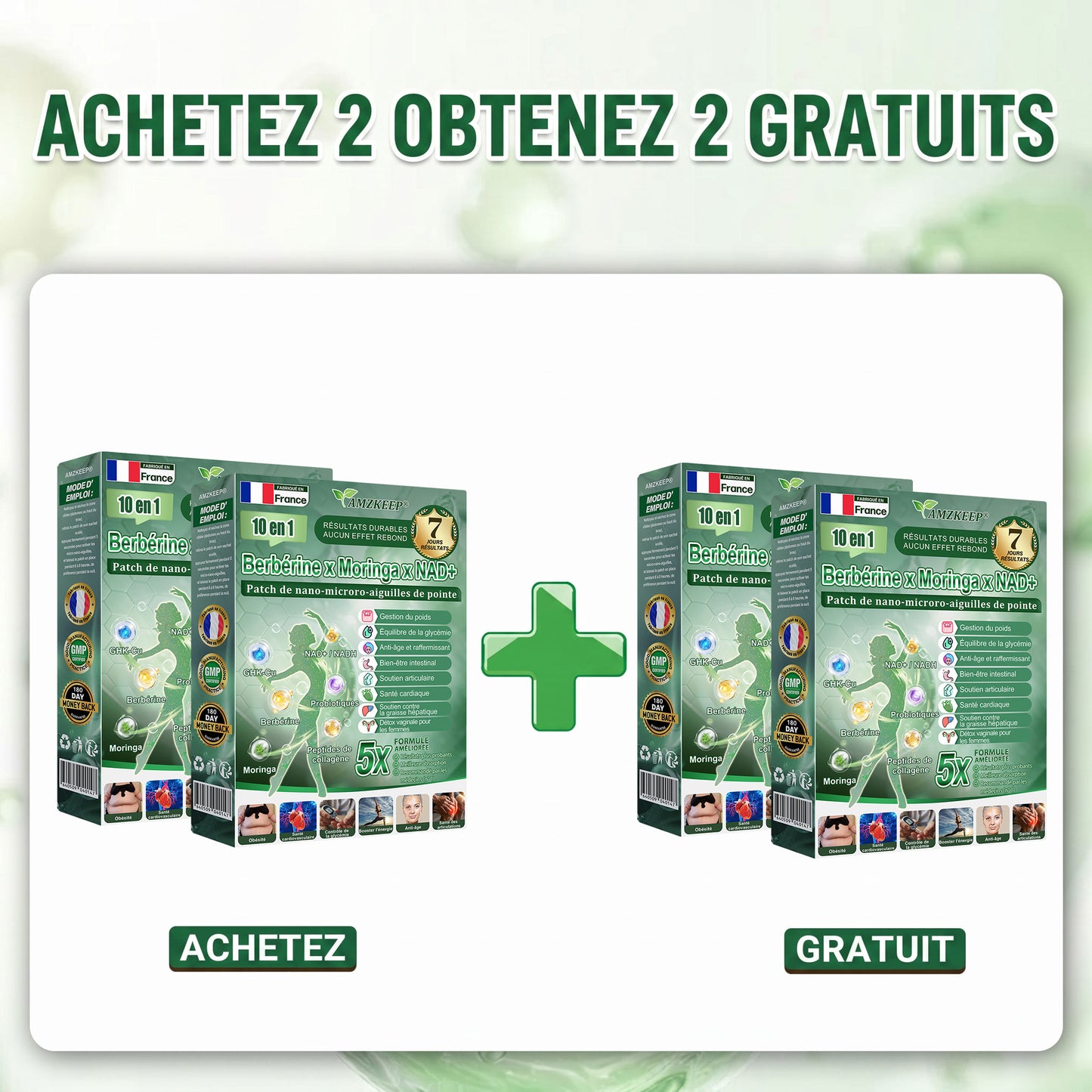 🇺 Économisez 80 % — Doublez les résultats sans interruption ; ajoutez au panier dès maintenant. Livraison en 1 à 3 jours, garantie de 180 jours. Offre à durée limitée (jusqu'à épuisement des stocks).