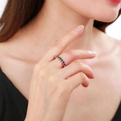 GEM'S BALLET  Wedding Rings Gemstone 585 14K 10K 18K Gold Rings for Women Stackable Ring Eternity Band Silver 925 Silver Jewelry