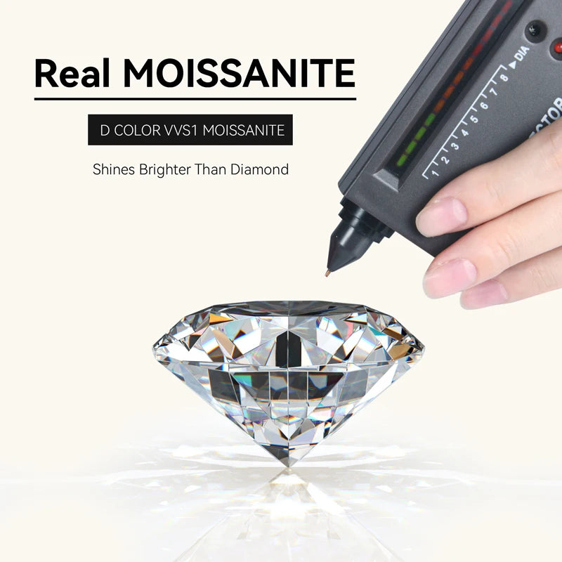 OXTAO 0.5/1/2/3 Carat  Moissanite Solitaire Rings Certified for Women 925 Silver Sparkling Lab Diamond Engagement Rings Jewelry