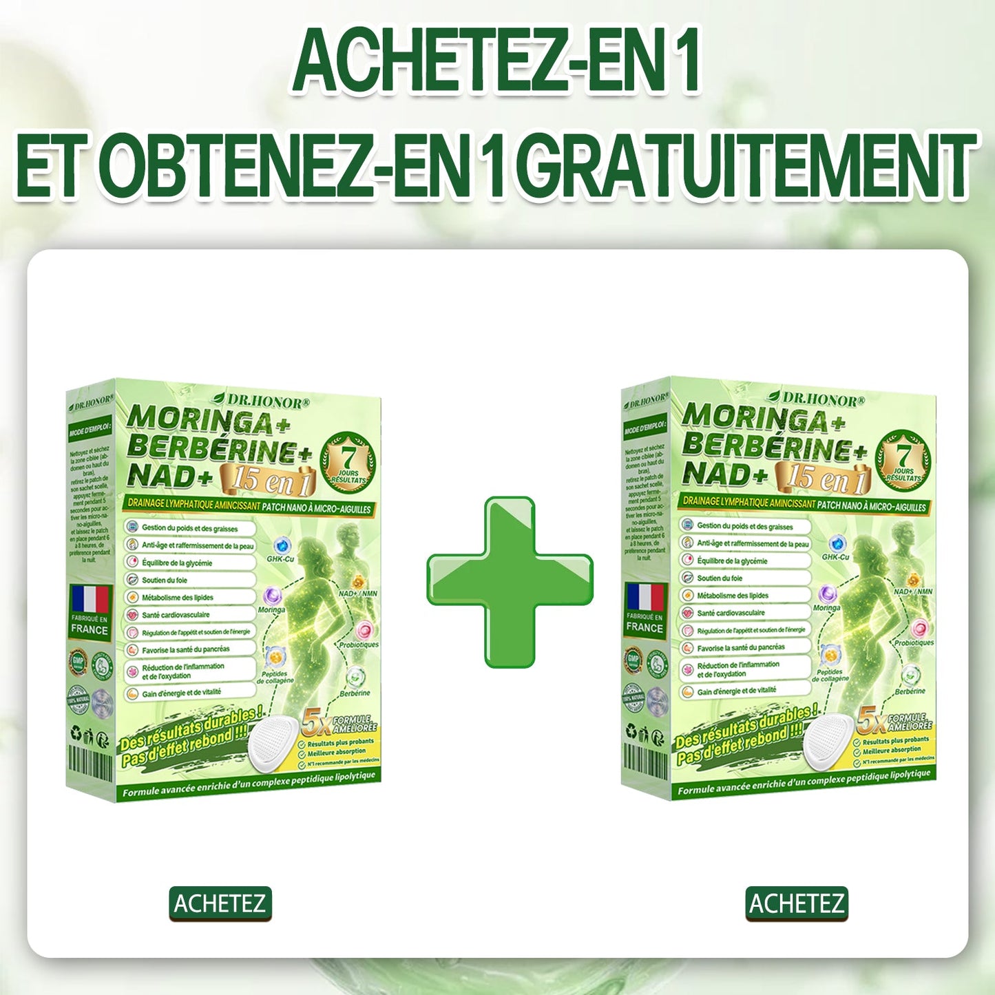 80% OFF Offer 🇫🇷 𝐃𝐑.𝐇𝐎𝐍𝐎𝐑® 𝐏𝐚𝐭𝐜𝐡 𝐀𝐦𝐢𝐧𝐜𝐢𝐬𝐬𝐚𝐧𝐭 𝐍𝐚𝐧𝐨-𝐌𝐢𝐜𝐫𝐨𝐧𝐞𝐞𝐝𝐥𝐞 𝐃𝐫𝐚𝐢𝐧𝐚𝐠𝐞 𝐋𝐲𝐦𝐩𝐡𝐚𝐭𝐢𝐪𝐮𝐞 : 𝐅𝐨𝐫𝐦𝐮𝐥𝐞 𝐔𝐥𝐭𝐫𝐚-𝐏𝐮𝐢𝐬𝐬𝐚𝐧𝐭𝐞 𝟓× 𝐚𝐯𝐞𝐜 𝐂𝐨𝐦𝐩𝐥𝐞𝐱𝐞 𝐏𝐞𝐩𝐭𝐢𝐝𝐢𝐪𝐮𝐞 𝐋𝐢𝐩𝐨𝐥𝐲𝐭𝐢𝐪𝐮𝐞, 𝐩𝐨𝐮𝐫 𝐥𝐚 𝐩𝐞𝐫𝐭𝐞 𝐝𝐞 𝐩𝐨𝐢𝐝𝐬, 𝐥𝐞𝐬 𝐚𝐫𝐭𝐢𝐜𝐮𝐥𝐚𝐭𝐢𝐨𝐧𝐬, 𝐥𝐞 𝐬𝐨𝐦𝐦𝐞𝐢𝐥 𝐞𝐭 𝐥’𝐚𝐮𝐠𝐦𝐞𝐧𝐭𝐚𝐭𝐢𝐨𝐧 𝐝𝐞 𝐥’é𝐧𝐞𝐫𝐠𝐢𝐞.