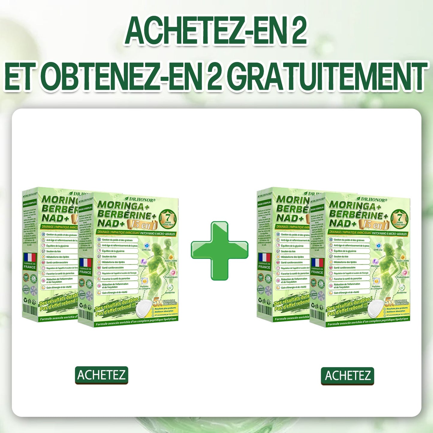 80% OFF Offer 🇫🇷 𝐃𝐑.𝐇𝐎𝐍𝐎𝐑® 𝐏𝐚𝐭𝐜𝐡 𝐀𝐦𝐢𝐧𝐜𝐢𝐬𝐬𝐚𝐧𝐭 𝐍𝐚𝐧𝐨-𝐌𝐢𝐜𝐫𝐨𝐧𝐞𝐞𝐝𝐥𝐞 𝐃𝐫𝐚𝐢𝐧𝐚𝐠𝐞 𝐋𝐲𝐦𝐩𝐡𝐚𝐭𝐢𝐪𝐮𝐞 : 𝐅𝐨𝐫𝐦𝐮𝐥𝐞 𝐔𝐥𝐭𝐫𝐚-𝐏𝐮𝐢𝐬𝐬𝐚𝐧𝐭𝐞 𝟓× 𝐚𝐯𝐞𝐜 𝐂𝐨𝐦𝐩𝐥𝐞𝐱𝐞 𝐏𝐞𝐩𝐭𝐢𝐝𝐢𝐪𝐮𝐞 𝐋𝐢𝐩𝐨𝐥𝐲𝐭𝐢𝐪𝐮𝐞, 𝐩𝐨𝐮𝐫 𝐥𝐚 𝐩𝐞𝐫𝐭𝐞 𝐝𝐞 𝐩𝐨𝐢𝐝𝐬, 𝐥𝐞𝐬 𝐚𝐫𝐭𝐢𝐜𝐮𝐥𝐚𝐭𝐢𝐨𝐧𝐬, 𝐥𝐞 𝐬𝐨𝐦𝐦𝐞𝐢𝐥 𝐞𝐭 𝐥’𝐚𝐮𝐠𝐦𝐞𝐧𝐭𝐚𝐭𝐢𝐨𝐧 𝐝𝐞 𝐥’é𝐧𝐞𝐫𝐠𝐢𝐞.